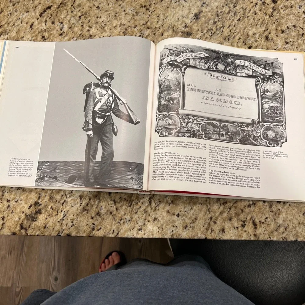The Illustrated History of the Civil War Richard Humble Hardcover Courage Books